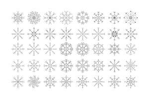 collection snowflake logo template, a Branding & Logo Template by Pyruos ID