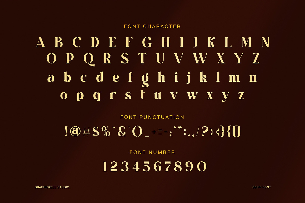Lovika Elegant Fashion Serif Font, a Serif Font by Graphicxell (Photo 7 of 8)
