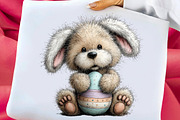 Whimsical Easter Teddy Bear Clipart, an Illustration by Libby Wishes (Thumbnail 4 of 8)