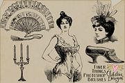 Finer Things Vintage Brushes, a Brush Add-On by Clikchic Designs (Thumbnail 3 of 4)