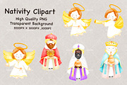 Christmas Nativity Scene Clipart, a Person Illustration by Vavavan Artwork (Thumbnail 5 of 5)