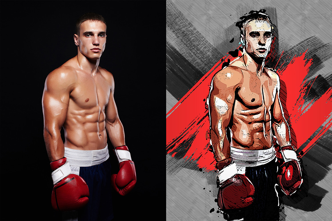 830 Creative Photoshop Action BUNDLE, an Action Add-On by Design Forest (Photo 7 of 133)