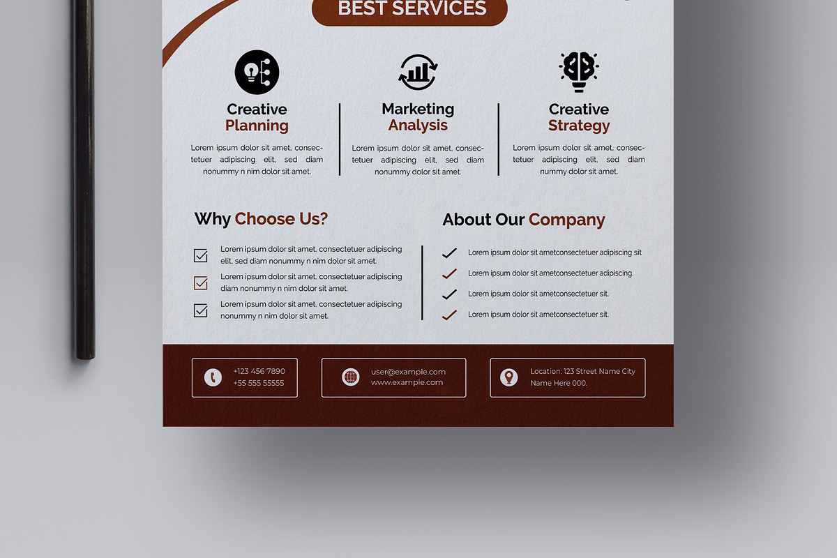 Digital Marketing Business Flyer, a Flyer Template by MightyDesign (Photo 5 of 8)