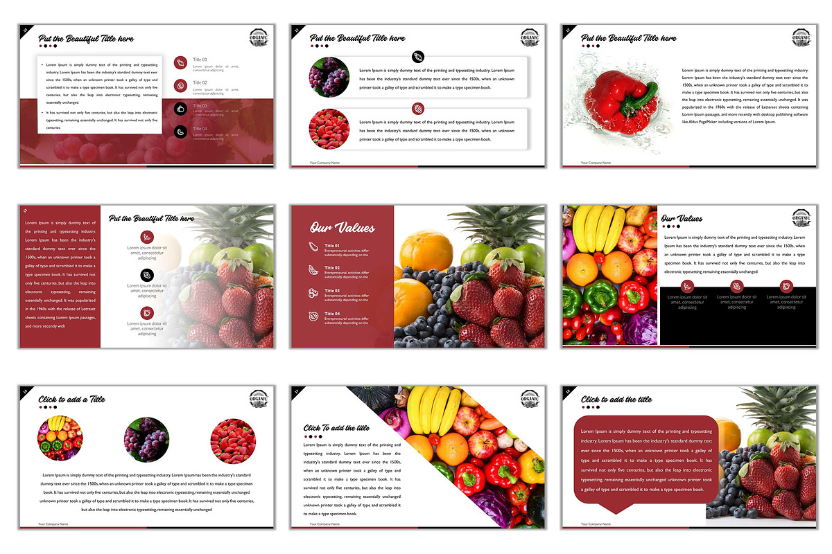 [PPTX] Food PowerPoint Presentation, a Presentation Template by litoondev (Photo 8 of 27)