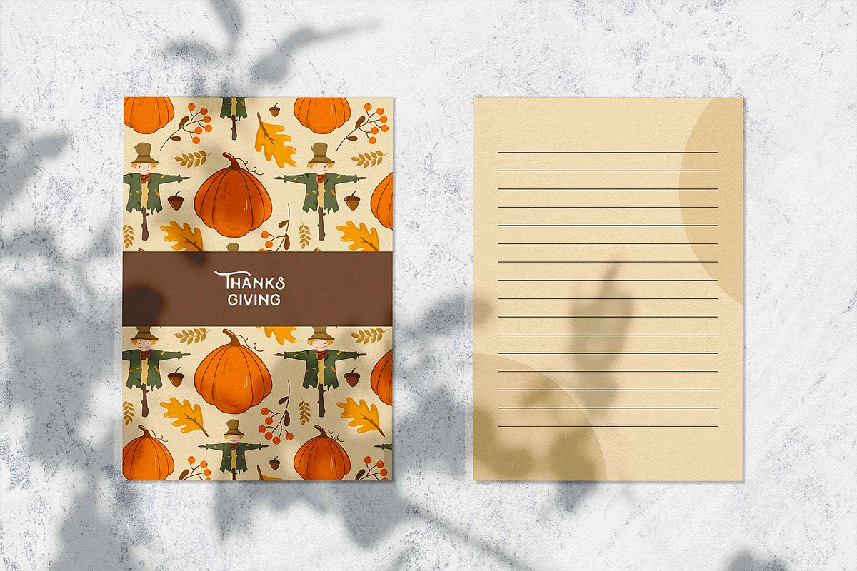 Thanksgiving Seamless Patterns, a Pattern Graphic by Telllu & Friends (Photo 2 of 3)