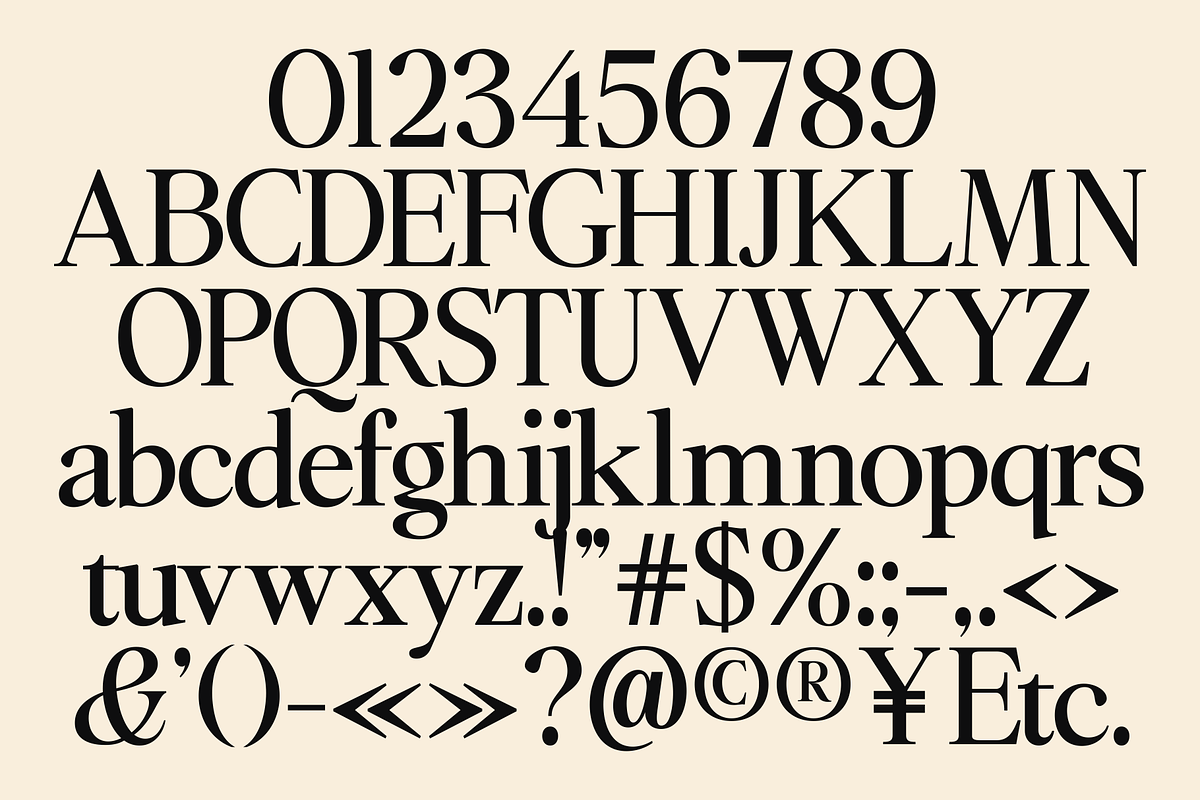 Orvella Font, a Serif Font by Marvadesign (Photo 8 of 12)