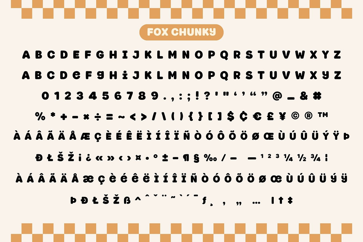 Fox Chunky : 4 Font Style, a Handwritten Font by Fox7 By Rattana (Photo 9 of 13)