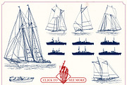 Vintage Nautical Illustrations, a Technology Illustration by Mr Vintage (Thumbnail 3 of 8)