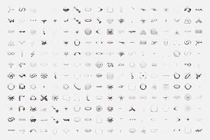 300 Abstract Chrome Shapes Pack