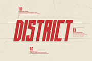 Tormek - Industrial Display Font, a Sans Serif Font by Letterara (Thumbnail 4 of 14)