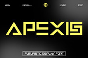 CS Apexis – Futuristic Display Font, a Sans Serif Font by Craft Supply Co. (Thumbnail 1 of 8)