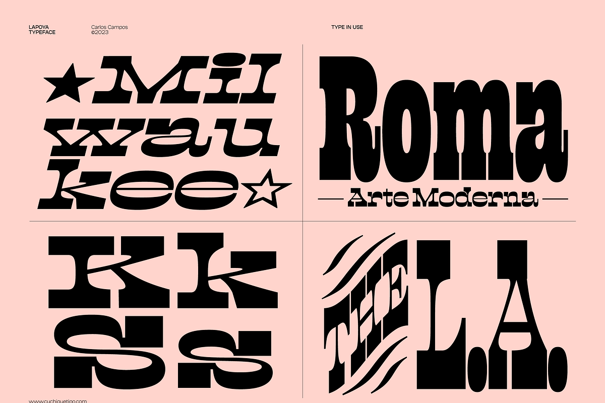 Lapoya Font, a Slab Serif Font by Cuchi, qué Tipo! Foundry (Photo 18 of 18)