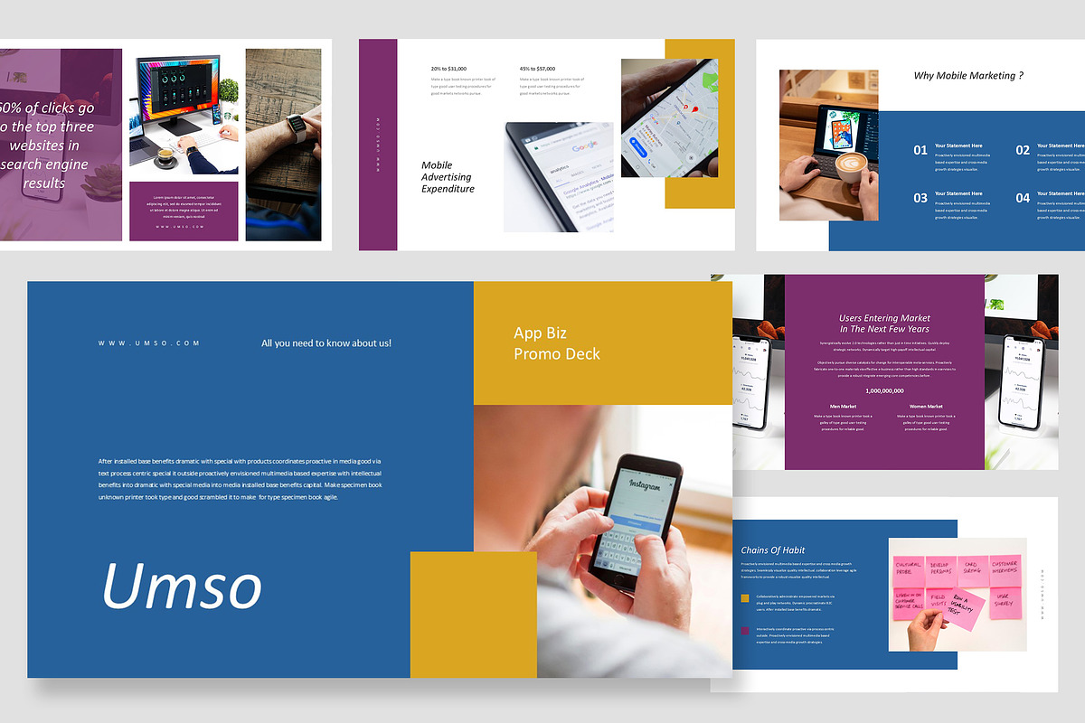 Umso : App Biz Promo Google Slides