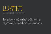 Lustig Font, a Font by Juraj Chrastina (Thumbnail 3 of 3)