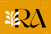 Milky Noire, a Serif Font by zeenesia (Thumbnail 6 of 14)