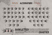 Krondos Typeface, a Blackletter Font by alit design (Thumbnail 9 of 17)