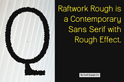 Raftwork Rough, a Sans Serif Font by Craft Supply Co. (Thumbnail 2 of 8)