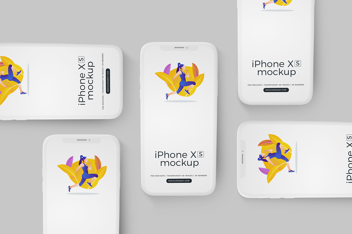 Clay Responsive Devices Mockups, an iPhone Mockup by Mockupdaddy (Photo 44 of 53)