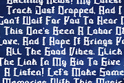 Cabone Backs - Gothic Blackletter, a Blackletter Font by Dhabee (Thumbnail 12 of 16)