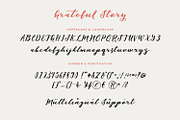 Grateful Story - a handwritten font, a Handwritten Font by Siwox Studios (Thumbnail 7 of 9)