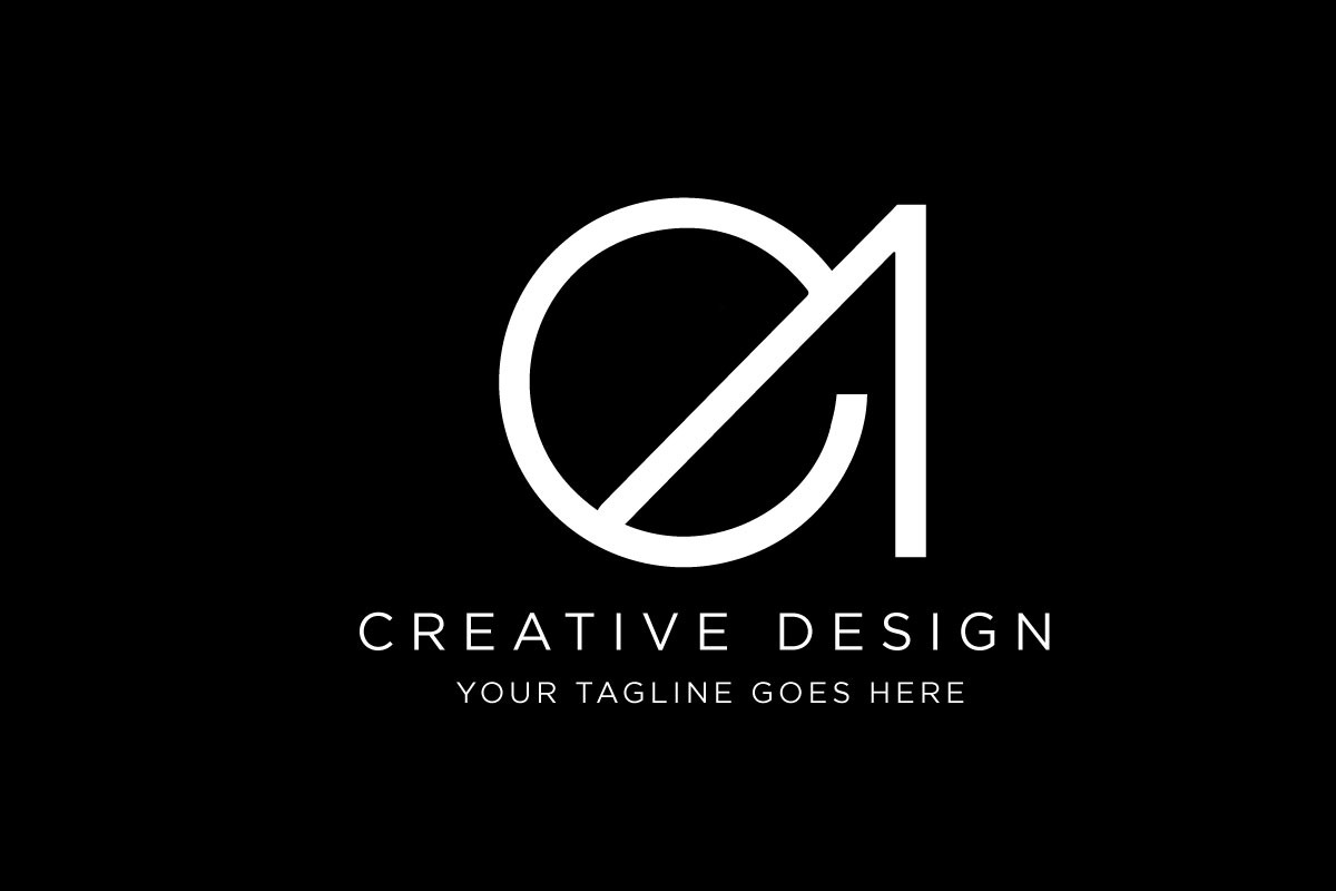 Minimal Letter CA OA Logo Design, a Branding & Logo Template by SaaDesigns