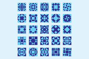 Quilt Patterns Icons