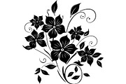 Elegant Botanical Flower Silhouette, an Object Graphic by Designer_Momina (Thumbnail 4 of 16)
