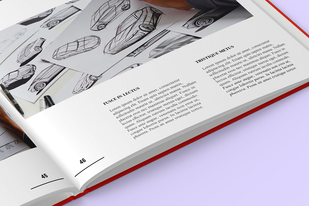 US Letter Size Landscape Book Mockup, a Books & Magazine Mockup by Illusiongraphic (Photo 28 of 31)