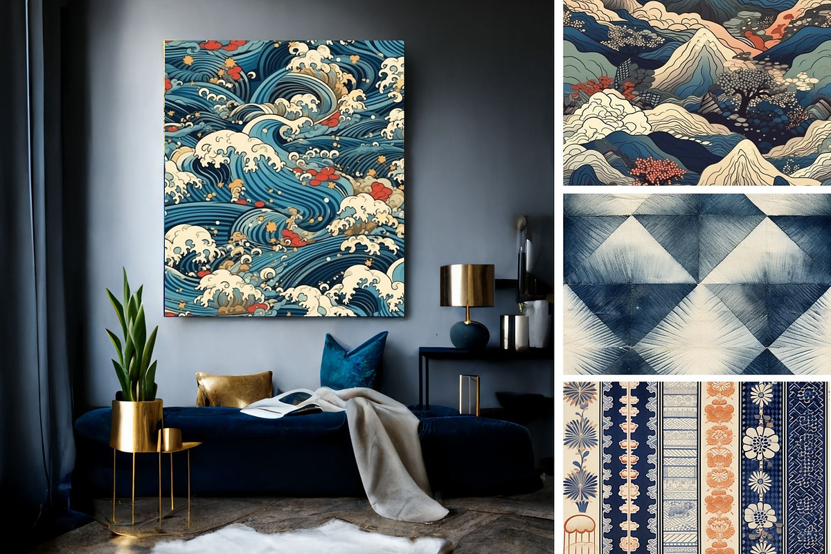 27 seamless Japan vintage pattern, a Pattern Graphic by ARTOZEN DIGITAL (Photo 9 of 15)