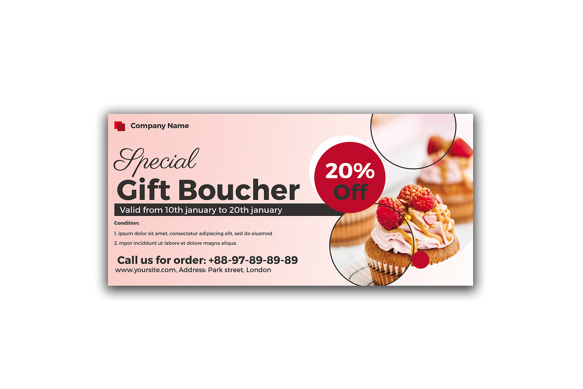 Gift Voucher, a Card Template by DGTouch (Photo 1 of 3)