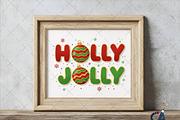 Glitter Holly Jolly Christmas Png, an Illustration by Creative Art (Thumbnail 6 of 6)
