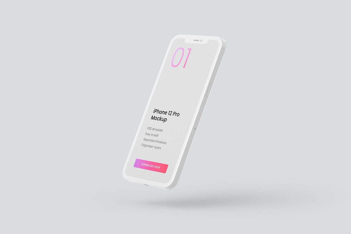 iPhone 12, 13, 14 Pro Clay Mockup, an iPhone Mockup by Deeplab (Photo 27 of 53)