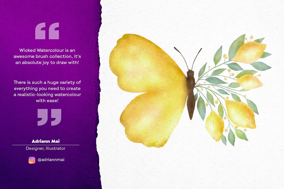 Wicked Watercolour Brushes, a Brush Add-On by Green Room Media (Photo 18 of 23)