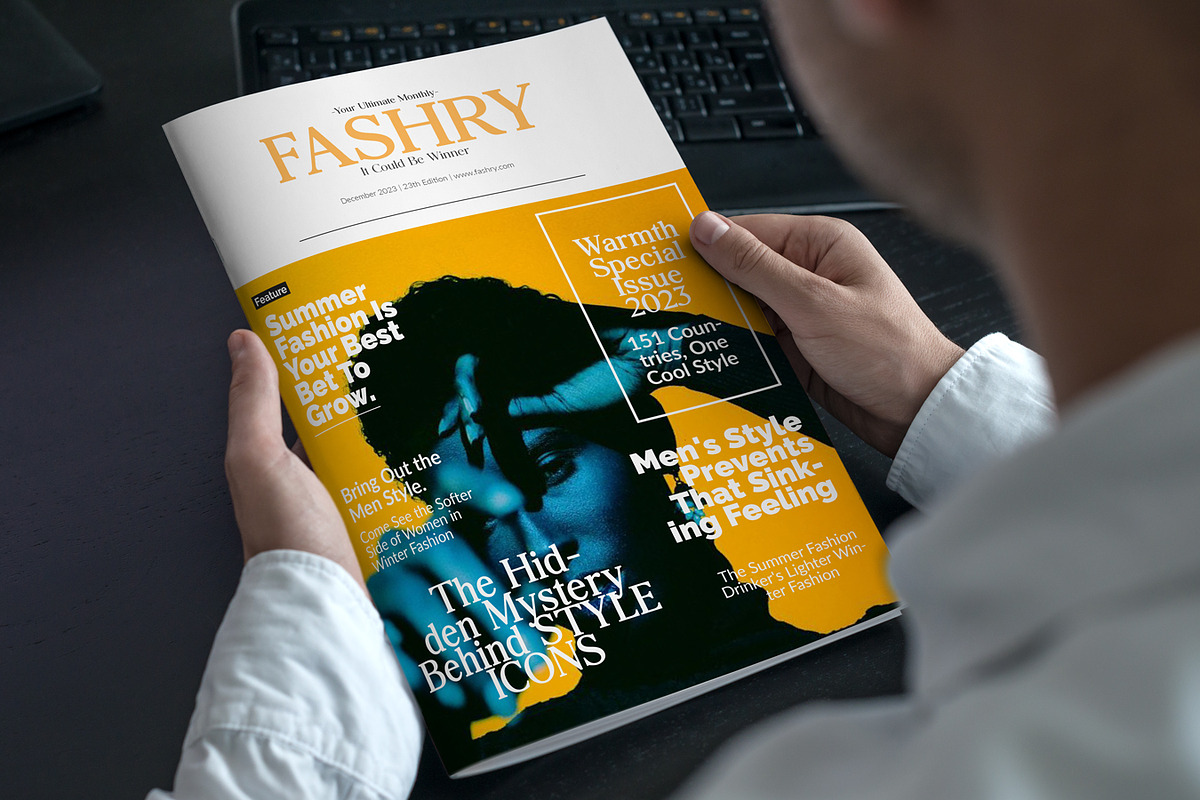 The Best Fashion Magazine Layout, a Magazine Template by Swayang (Photo 16 of 18)