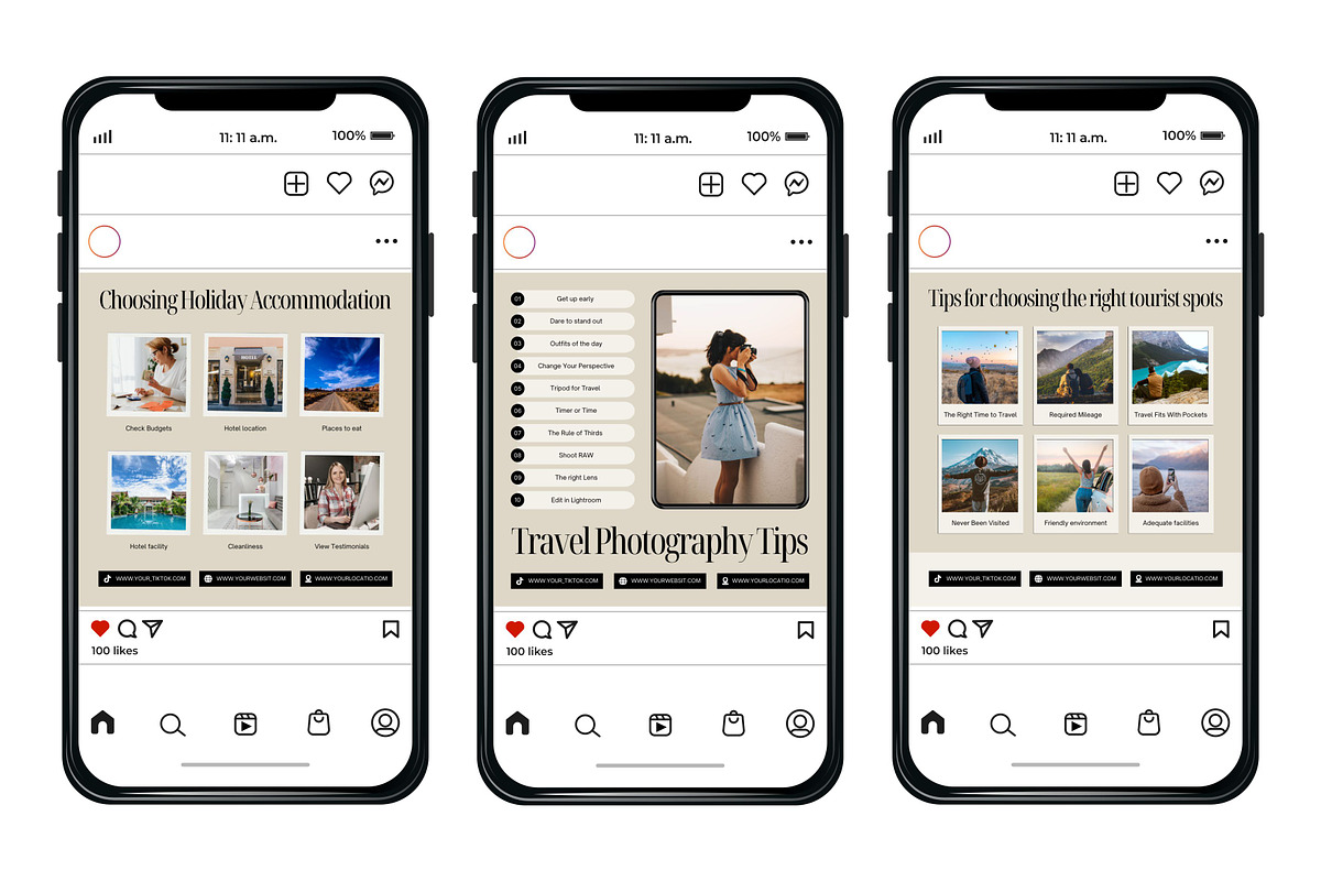 Travel Beige Template, a Social Media Template by Kalubuak (Photo 4 of 10)