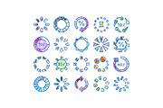 Doodle loading indicator set, an Object Graphic by pikepicture (Thumbnail 1 of 3)