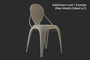 Louix Chair, a Furniture 3D Model by Morne Studio (Thumbnail 6 of 8)