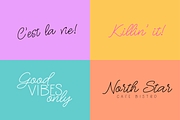 Oh Wonder Font + Bonus Font & Logos, a Script Font by theinkaffair (Thumbnail 3 of 9)