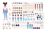 Little girl character constructor, an Education Illustration by Good Studio (Thumbnail 1 of 3)