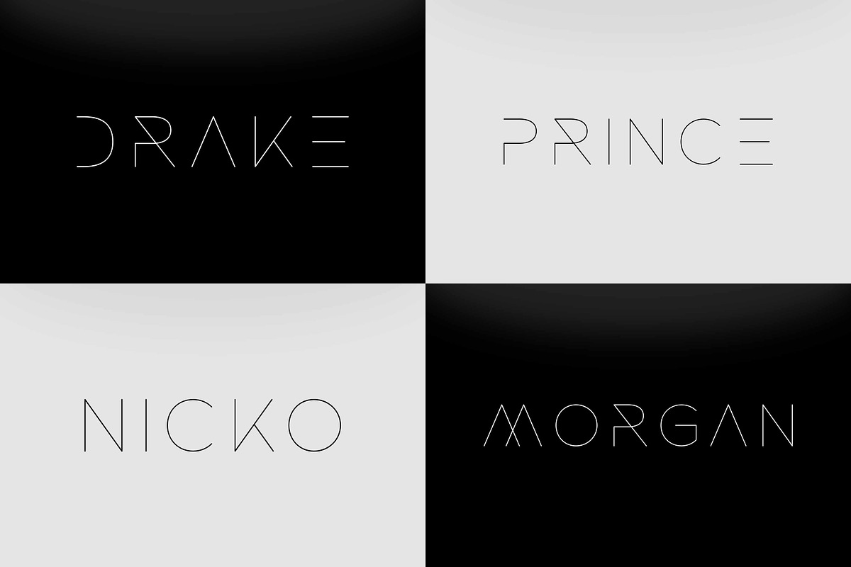 DISPLAY FONT BUNDLE, a Sans Serif Font by Andika Fez (Photo 3 of 16)