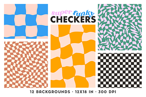 Super Funky Checkered Backgrounds