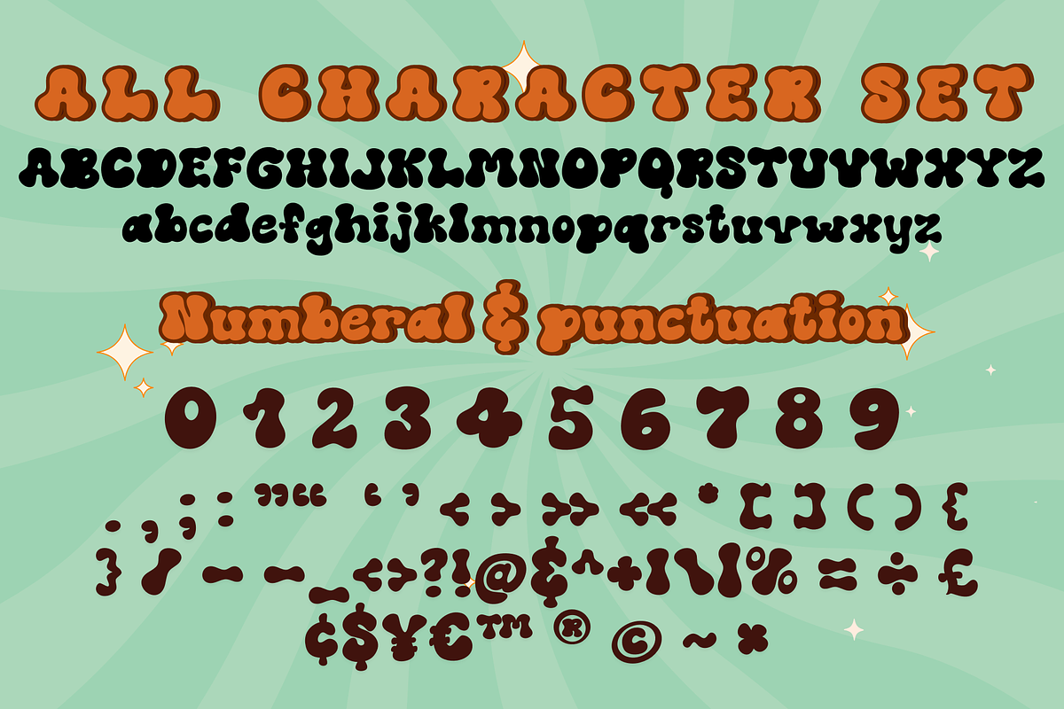 Just Smile is a stylish retro duo fo, a Handwritten Font by Brown Cupple (Photo 6 of 8)