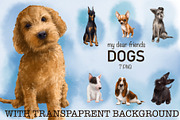 Dog breeds collection, an Animal Illustration by sheincar (Thumbnail 1 of 4)