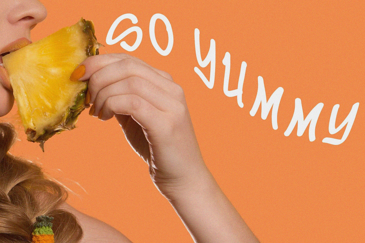 Pineapple Handwritten Font, a Handwritten Font by Ruddean2109 (Photo 6 of 10)