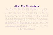 CS Mercy Dashed, a Script Font by Craft Supply Co. (Thumbnail 8 of 8)