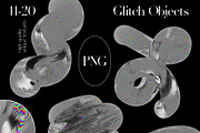 Y2K GLITCH Chrome Textures & Shapes, a Texture Graphic by Oksana Trygub (Thumbnail 12 of 21)