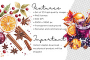 Mulled Wine Clipart Bundle, an Illustration by Mashimara (Thumbnail 3 of 4)