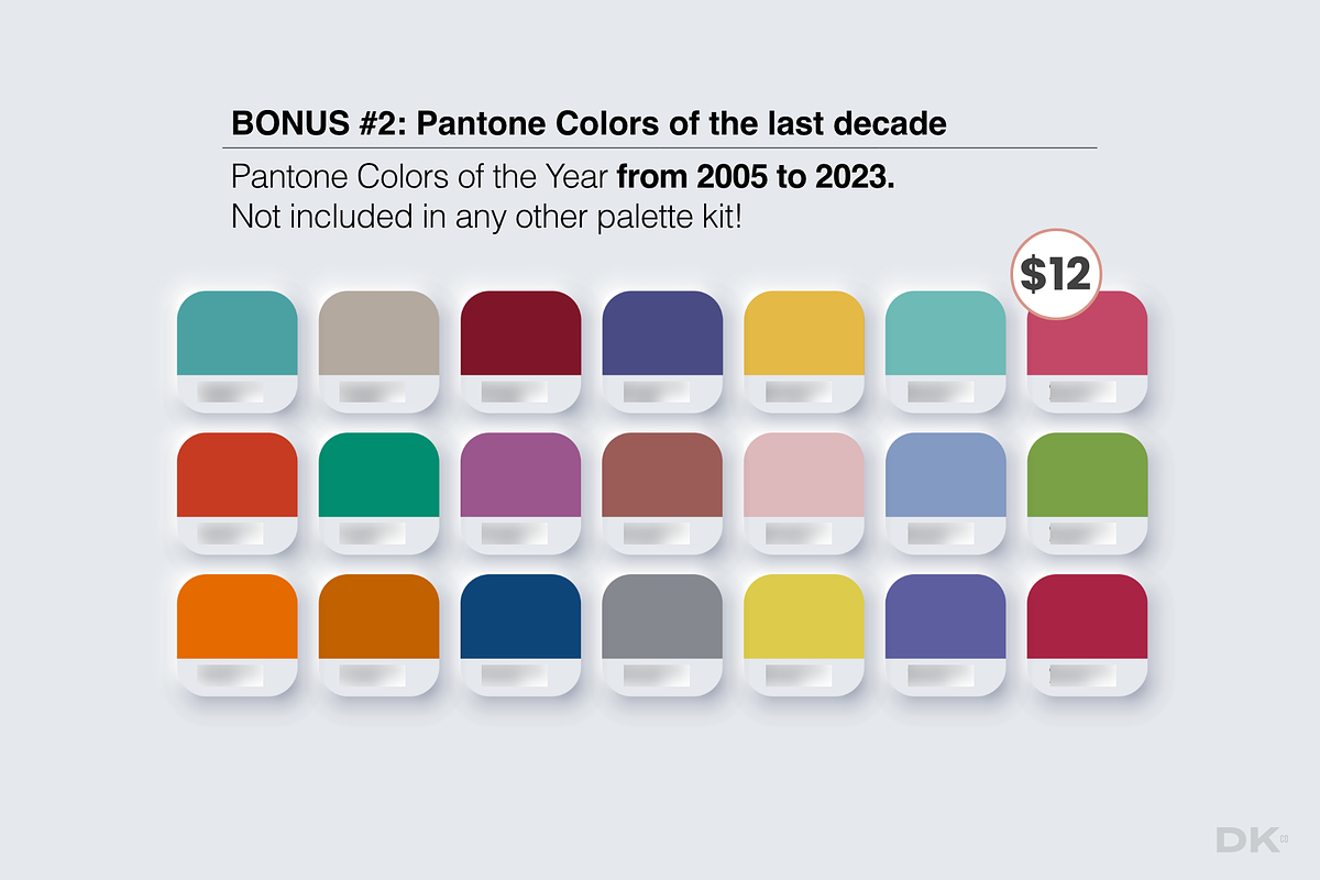 Pastel Color Swatches for Procreate, a Palette Add-On by Designer's Kit Co (Photo 6 of 10)