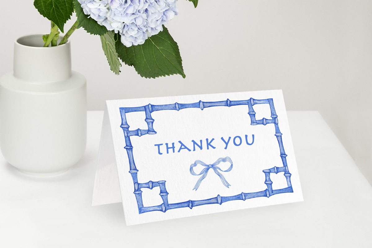 Watercolor Blue Bamboo Frames, an Object Graphic by SvetaArtStore (Photo 5 of 5)
