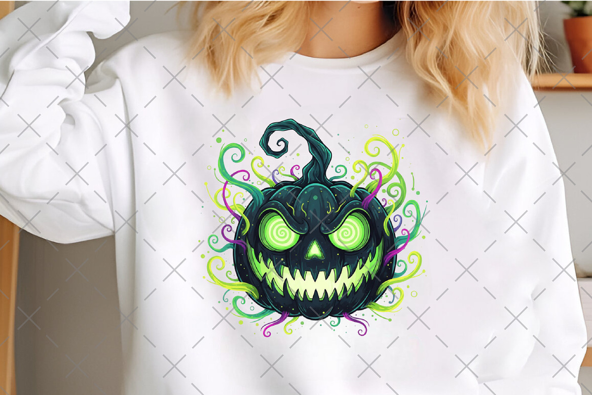 Spooky Pumpkin PNG, an Illustration by Craft Nest (Photo 3 of 6)